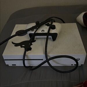 White Xbox Console with Controller
